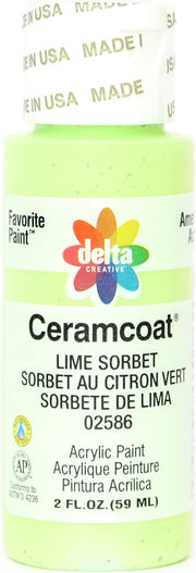 CERAMCOAT Acrylic Paint 59ml 2floz - LIME SORBET